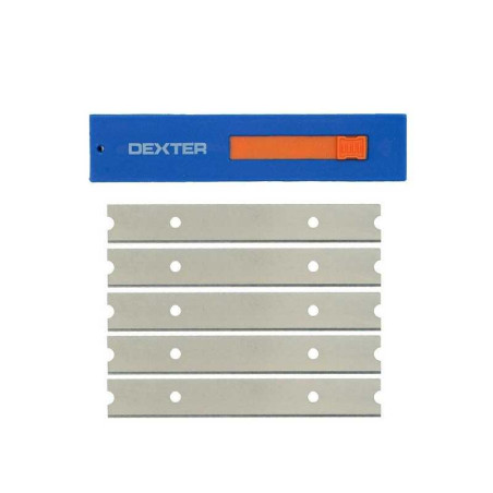 5 lames DEXTER pour grattoir 100mm