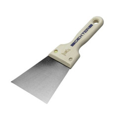 Couteau à&nbsp; enduire acier 10cm manche bois - 