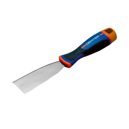 Couteau de peintre inox 4cm manche bimatière - 