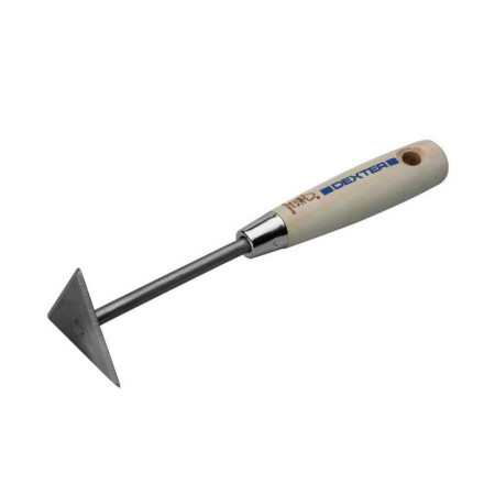 Grattoir triangulaire 6x6x6 cm manche bois - 