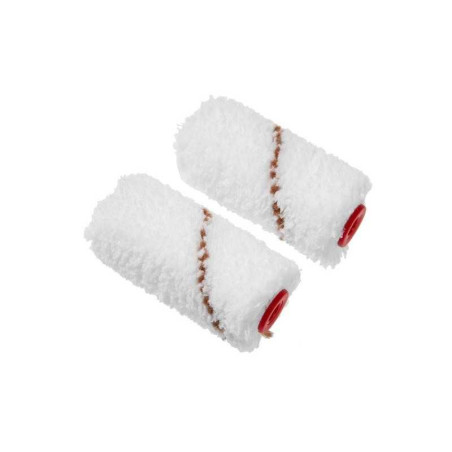 Lot de 2 mini manchons lasure, huile et saturateur pour mur lisse L.60 Mm