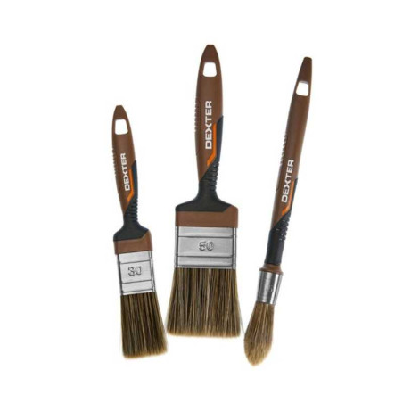 Pinceau et brosse bois lot 3