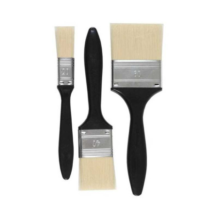Pinceau plat lot 3 20/40/60mm 1er prix - 