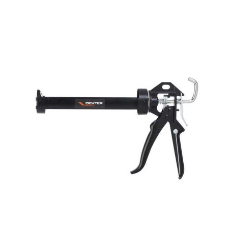 Pistolet cartouche colle/mastic - pointe perçage - acier noir - usage fréquent DEXTER