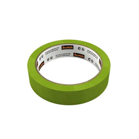 Ruban de masquage l.24 mm x L.41 m surfaces rugueuses - 