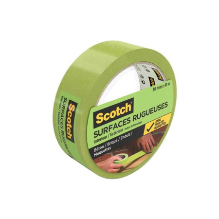 Ruban de masquage pour surface rugueuse vert 36x41mm - 