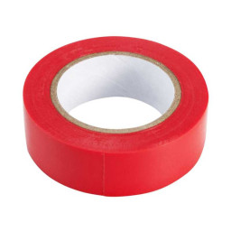 Ruban isolant 19mmx10m rouge - 