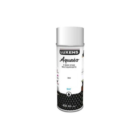 Peinture aérosol Aquaeo blanc mat 400 ml - 