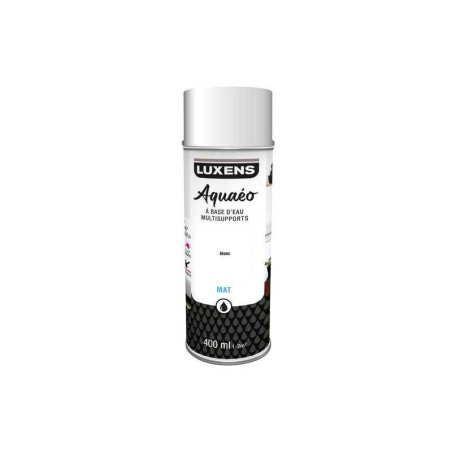 Peinture aérosol Aquaeo blanc mat 400 ml