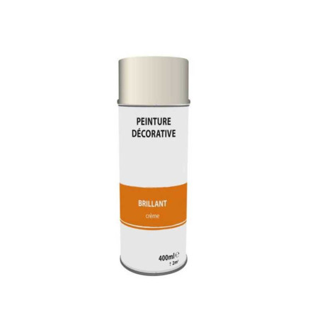 Peinture aérosol beige brillant 0,4L