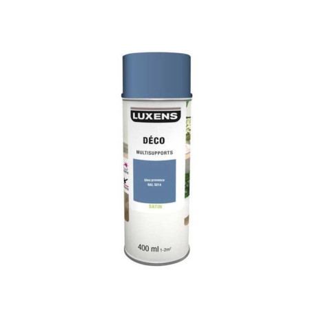 Peinture aérosol bleu satiné 0