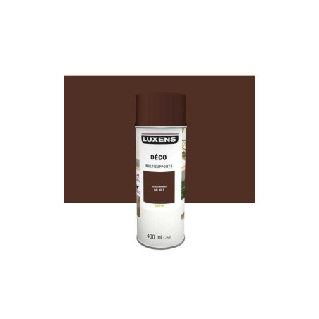 Peinture aérosol extérieur marron satiné 0,4L