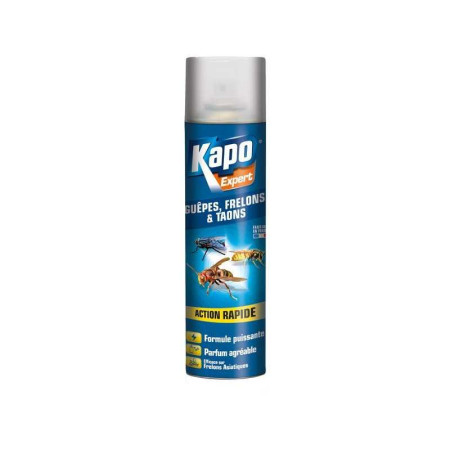 Peinture aérosol Guêpes et frelons Taons Kapo 400 Ml - 