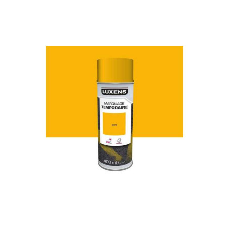 Peinture aérosol jaune mat 0,4L