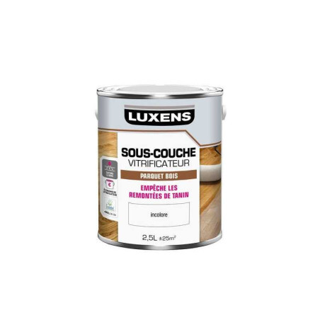 Sous-couche parquet vitrificateur LUXENS, 2.5 l, incolore