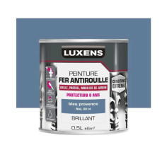 Peinture fer extérieur bleu provence brillant 0