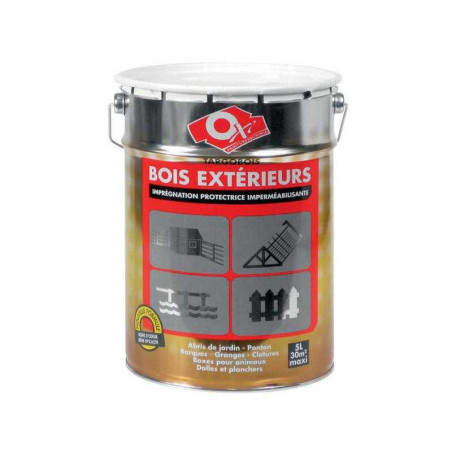 Traitement Du Bois Extérieur Oxytol Targobois 1 Ans, 5 L