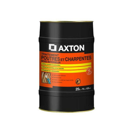 Traitement Du Bois Poutre Et Charpente Axton 10 Ans, 25 L