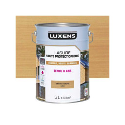 Lasure LUXENS 8 ans chêne naturel satiné 5 Litres - 