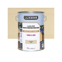 Lasure LUXENS 8 ans incolore satiné 5 Litres - 
