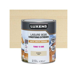 Lasure LUXENS Conditions extrêmes 12 ans incolore brillant 2 5 Litre - 