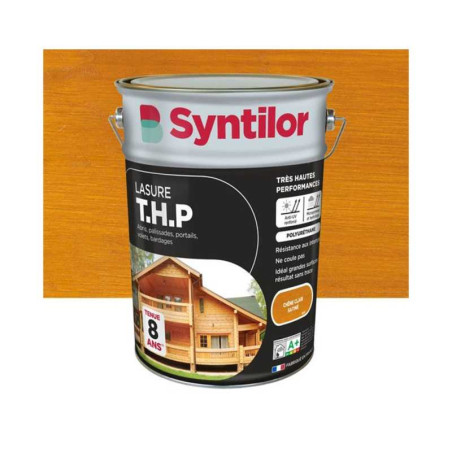 Lasure SYNTILOR THP 8 ans chêne clair satiné 5 L