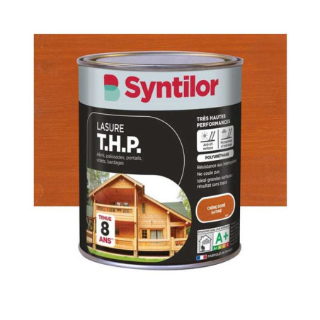 Lasure SYNTILOR tHP 8 ans chêne doré satiné 1 L
