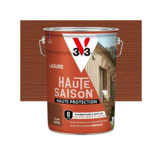 Lasure V33 Haute saison 8 ans acajou satiné 5L - 