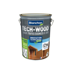 Tech wood lasure 5L chêne clair satiné - 