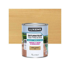 Saturateur pour bois extérieur LUXENS chêne naturel mat 1 l - 