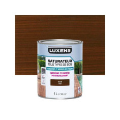 Saturateur pour bois extérieur LUXENS teck mat 1 l - 