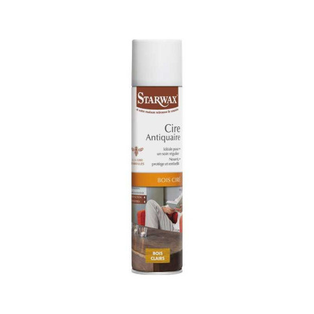 Cire antiquaire bois clair cire aerosol 0.3 L STARWAX - 