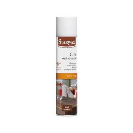 Cire antiquaire bois fonce cire aerosol 0.300 L Starwax - 