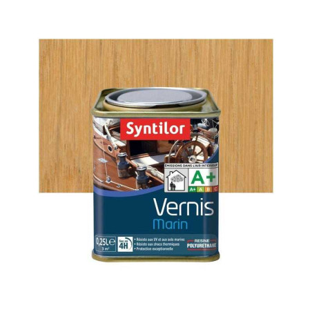 Vernis marin bois incolore mat 0.25 L