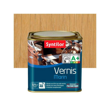 Vernis marin bois incolore mat 0.75 L