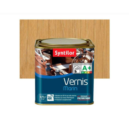 Vernis marin bois SYNTILOR incolore brillant 0.75 L - 