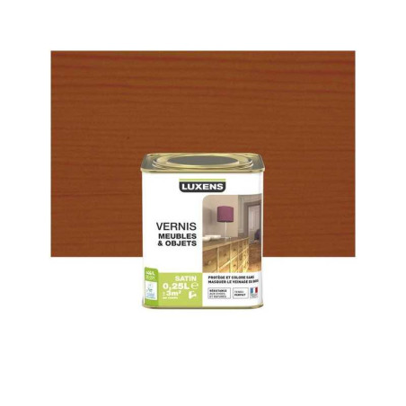 Vernis meuble et objets Acajou Satiné, 0.25L