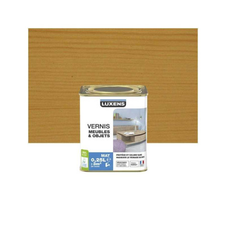 Vernis meuble et objets chêne Doré Mat