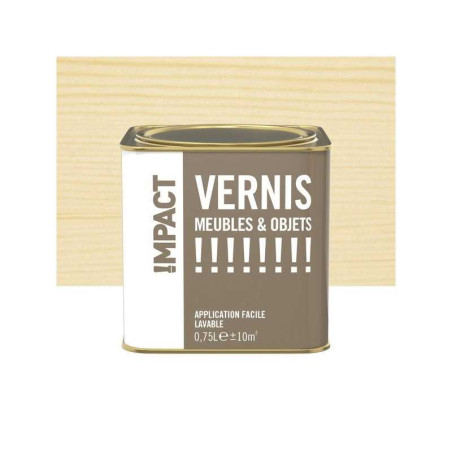 Vernis meuble et objets Impact Incolore Brillant 0.75L