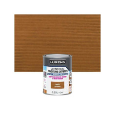 Vernis pour bois extérieur LUXENS conditions extremes teck brillant 0.25 Litre - 
