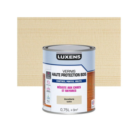 Vernis pour bois extérieur LUXENS incolore satiné 0