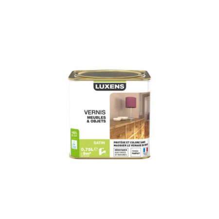 Vernis pour meubles et objets satin noyer 750Ml - 