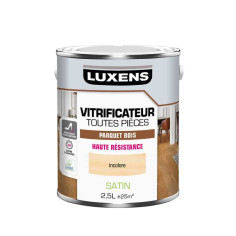 Vitrificateur parquet haute résistance incolore satiné 2.5L - 