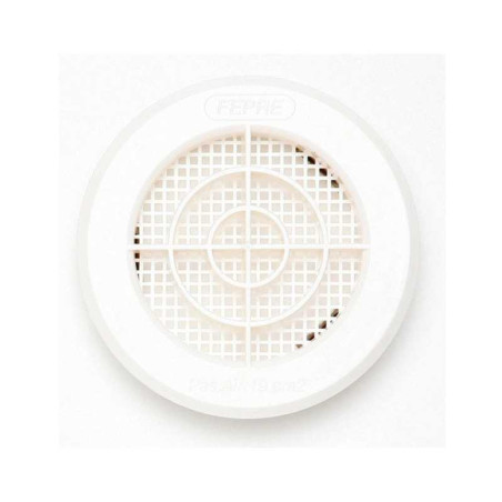 Grille d'aération abs naturel diam.10 cm