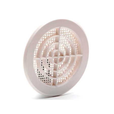 Grille d'aération abs naturel Diam.12.1 cm
