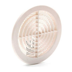 Grille d'aération abs naturel Diam.18.2 cm - 
