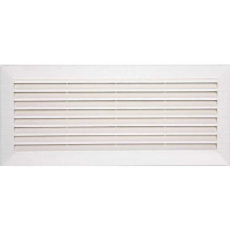 Grille d'aération abs naturel L.13.5 x l.30.4 cm