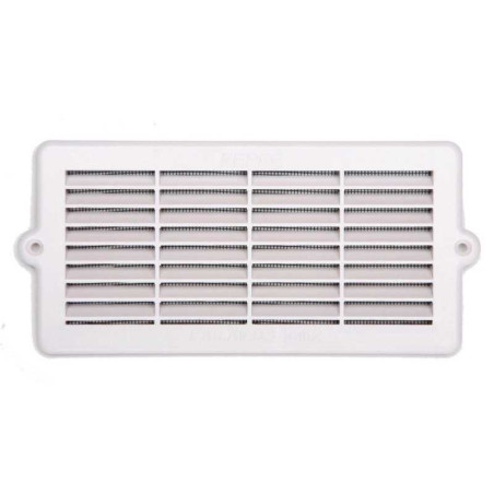 Grille d'aération abs naturel, L.10.3 x l.22 cm