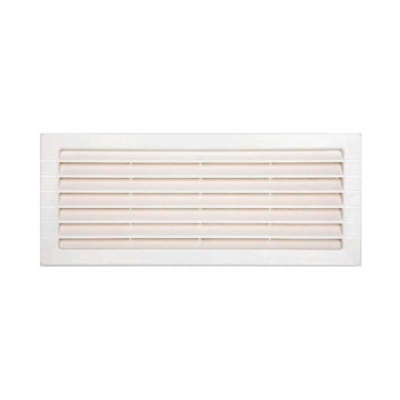 Grille d'aération abs naturel, L.10.7 x l.26 cm