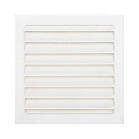 Grille d'aération abs naturel, L.14.5 x l.14.5 cm